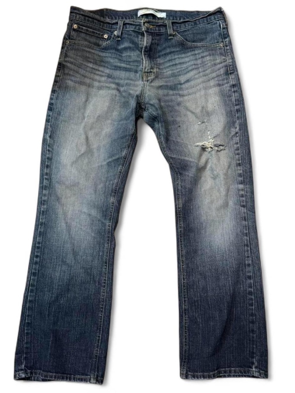 Vintage Signature by Levi Strauss Men's Bootcut Jeans in Faded Blue